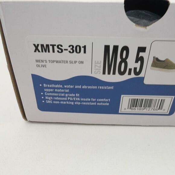 NEW Xtratuff Men's 8.5 Topwater Slip On Deck Shoes Green Slip Resistant - Picture 10 of 10